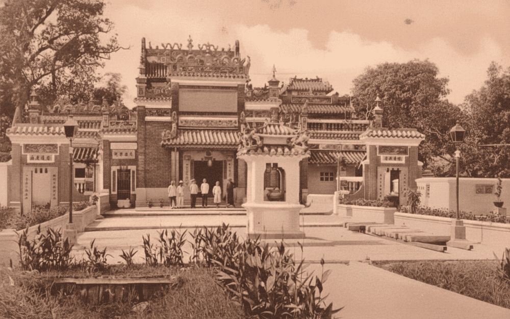 Chùa Ngọc Hoàng khi mới xây dựng đầu thế kỷ XX